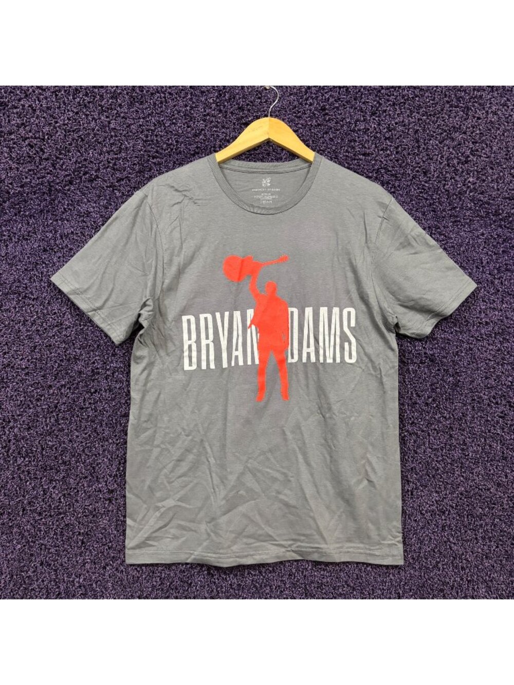 Bryan Adams Classics Album Cover World Tour Dates T-Shirt M